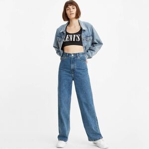 Levi high loose jeans size 28